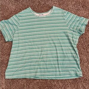 Green Striped Tee